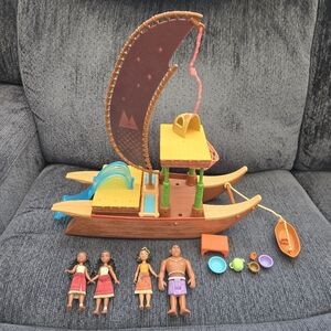 Moana 2 Disney Mattel Play Set With Extra Characters